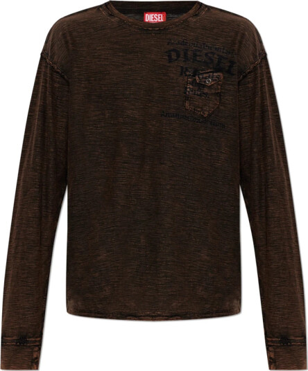 Diesel Herre Topper Brun 3XL,