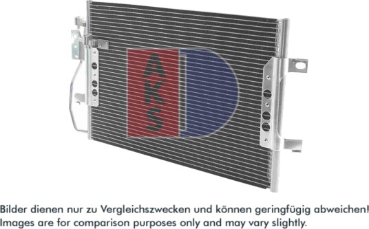 Kondensator, klimaanlegg AKS DASIS 122015N Kondensator, klimaanlegg AKS DASIS 122015N