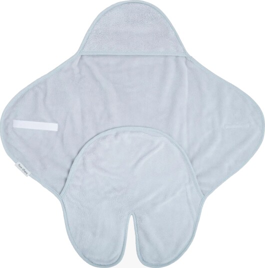 Baby"s Only Hooded Baby Teppe med Føtter Cozy Misty Blue