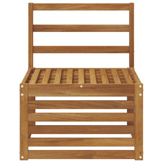 Ute Midt Sofa Solid akasietre Naturlig 59 x 63 x 73 cm
