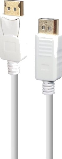 Cablexpert   Displayport Kabel   Displayport Hann Låst Til Displayport Hann Låst   Displayport 1.2   1.8 M   4K60hz Uhd Støtte   Hvit