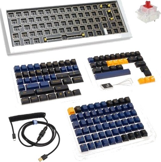 Ducky Outlaw 65% Mekanisk Tastatur med RGB LED - Sølv Ducky Outlaw 65% Mekanisk Tastatur med RGB LED - Sølv