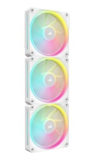 Corsair iCue Link LX120 RGB Vifte 120mm Hvit Triple Pack Corsair iCue Link LX120 RGB Vifte 120mm Hvit Triple Pack