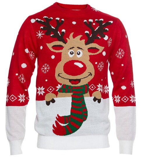 Happy Seasons Rudolph"s Christmas Jumper   Multi/patterned   110 116