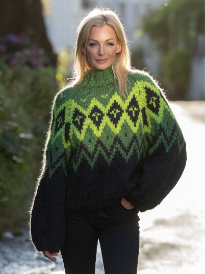 Viking Garn 2426 1A Green River Genser