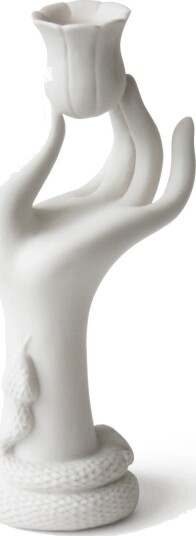 Jonathan Adler Eve Candle Holder White 