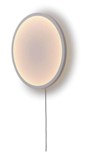 Muuto Calm Vegglampe Ø50 Dimbar Hvit/ Grå Muuto Calm Vegglampe Ø50 Dimbar Hvit/ Grå