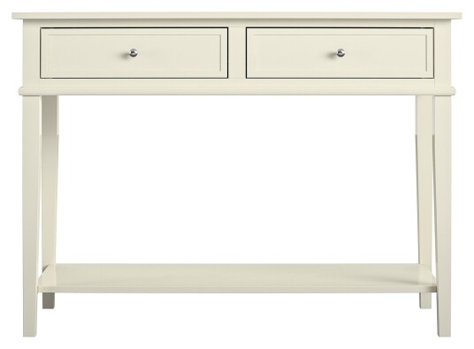 Dorel Home Loft24 Franklin Konsollbord Hvit Unoliving 1719570-02-0 1719576-02-0