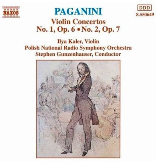 Paganini, Polish National Radio Symphony Orchestra, Stephen Gunzenhauser Violin Concertos No 1, Op. 6 No. 2, Op. 7 CD Paganini, Polish National Radio Symphony Orchestra, Stephen Gunzenhauser Violin Concertos No 1, Op. 6 No. 2, Op. 7 CD