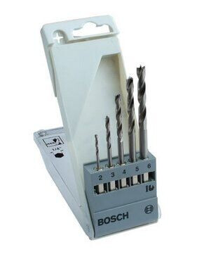 Bosch Trebor Sett 2-6 Mm - 5 Deler Heksagonal Borsett i Plastboks Bosch Trebor Sett 2-6 Mm - 5 Deler Heksagonal Borsett i Plastboks