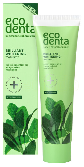 Ecodenta Tannkrem Whitening Brillant 100ml Ecodenta Tannkrem Whitening Brillant 100ml
