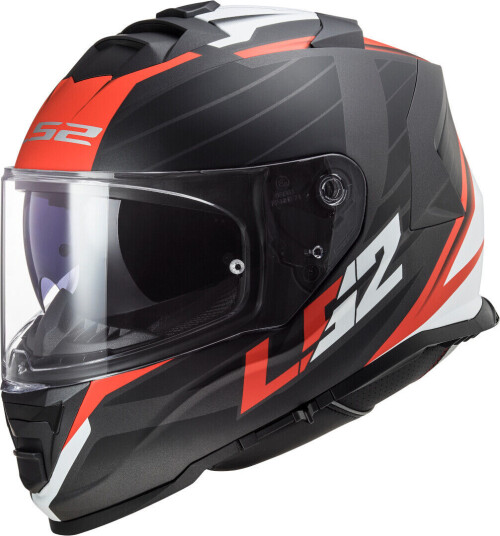 LS2 FF800 Storm Nerve Hjelm XS Svart Rød