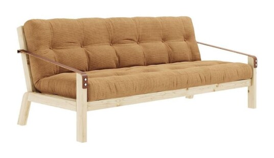 Karup Design Poetry Sovesofa, Lakkert furu, Brun Unoliving 1733489-01-0 1733451-01-0