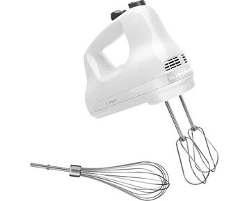 KitchenAid 5KHM5110 Håndmikser med 5 hastigheter - Hvit