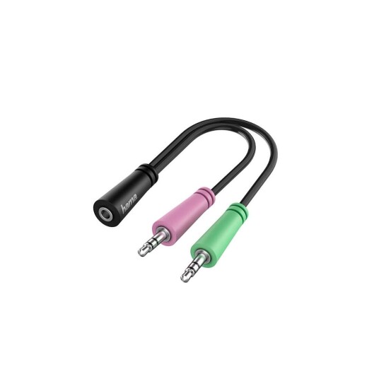 HAMA Adapter Audio 3.5 Hunn Til 2x Hann