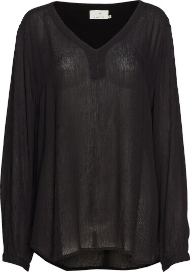 Kaffe Amber Ls Blouse Black 48