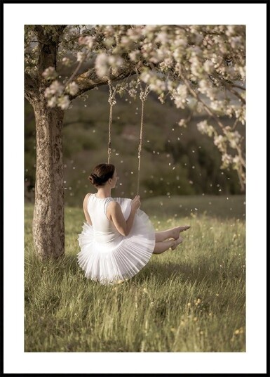 cherry tree swing Plakat Plakat / 21x30cm
