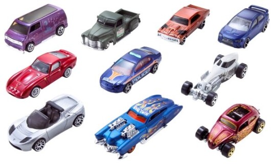 Hot Wheels 10 Pakning