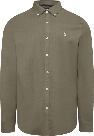 Original Penguin Ls Oxford Strtch No DUSTY OLIVE XXL