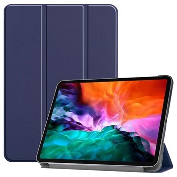Tri-Fold Series iPad Pro 12.9 2021/2022 Smart Folio-etui Blå