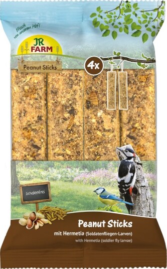 Jr Farm 4X Peanøttpinner Uten Skall Med Hermetia 640 G