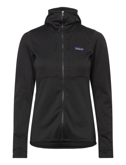 Patagonia W"s R1 Thermal Full Zip Hoody   Black   M