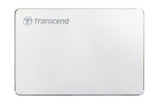 Transcend StoreJet 25C3S 1TB Ekstern Harddisk USB-C Sølv Transcend StoreJet 25C3S 1TB Ekstern Harddisk USB-C Sølv