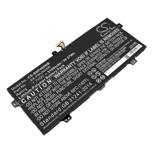 Samsung NT901X5L-K1F/R batteri (5100 mAh 7.7 V, Sort) Samsung NT901X5L-K1F/R batteri (5100 mAh 7.7 V, Sort)