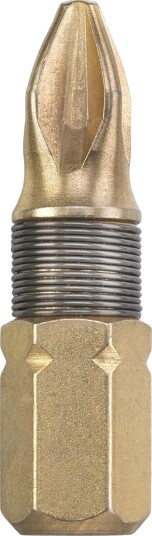 Kwb 126101, 1 Stykker, Pozidriv, Pz 1, Rustfritt Stål, 25 Mm, 25,4 / 4 Mm (1 / 4")