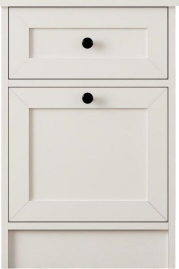 Varion Nattbord 45 cm - Matt Hvit