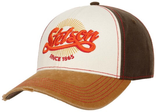 Stetson Men's Baseball Cap Vintage Distressed Beige OneSize, Beige