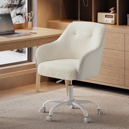 Kontorstol med armlener   Beige
