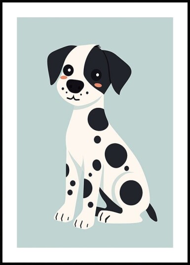 Spotted Puppy Plakat Plakat / 21x30cm Spotted Puppy Plakat Plakat / 21x30cm