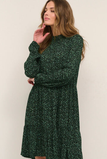 Kaffe Kasally Amber Dress Ls - Green - 34 Kaffe Kasally Amber Dress Ls - Green - 34