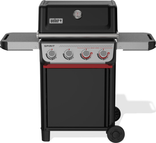 Weber Spirit E-425 Gassgrill med 4 Brennere og Power Boost, Svart