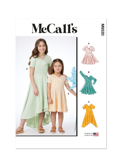 McCall's 8520 - Kjole K5  7-8-10-12-14 