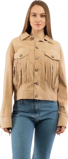 Moschino Dame Jakker Beige S, Moschino Dame Jakker Beige S,
