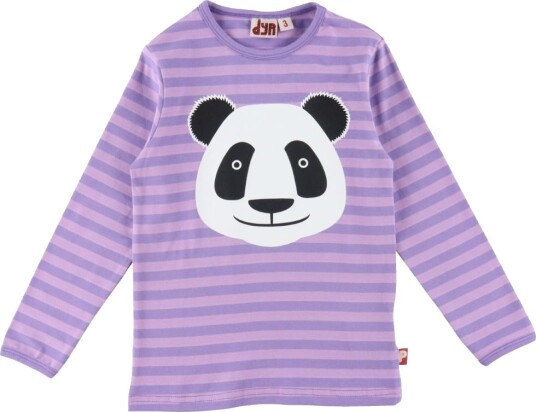 DYR Cph Genser DYREBRØL Soft Viola/Viola m. Panda DYR 8 år (128) Genser Lilla