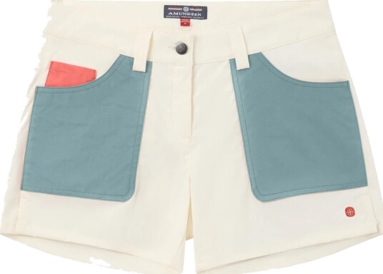 Amundsen 5Incher Field Shorts Womens Offwhite/Stormy Blue