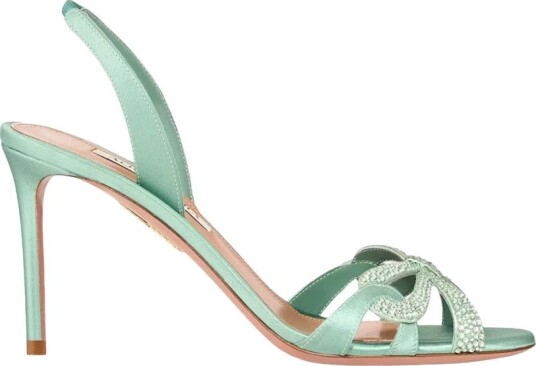 Aquazzura Dame Sko Grønn 39 1/2 EU,