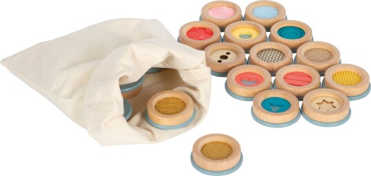 Small Foot Sensorisk Memoryspill med Teksturer for Barn 3+ - 28 Deler