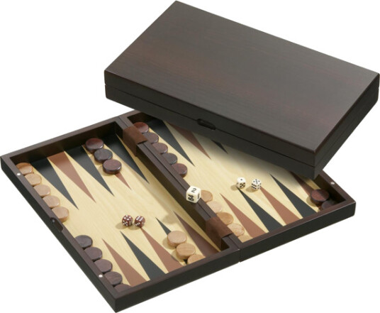 Philos Backgammon Melos medium 39 cm magnetisk lokk