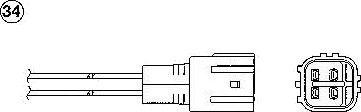 Lambdasonde NGK 91075