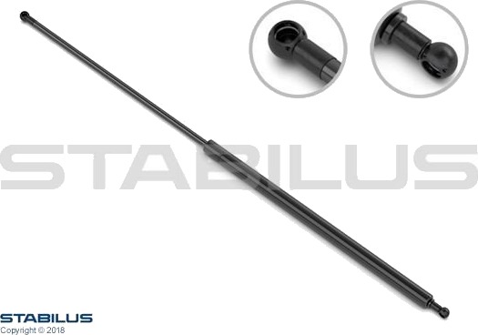 Stangdemper, innsprøytningsanlegg STABILUS 845949