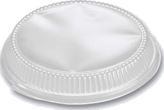 Låg T/Foliebakke Plus Pack Rund Ø 262 Højde 40 A Pet Transparent Pakke A 200 Stk Fødevaregodken