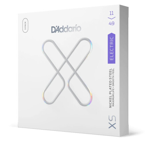 D"Addario XSE1149-3P XS Coated (011-049), 3-pack
