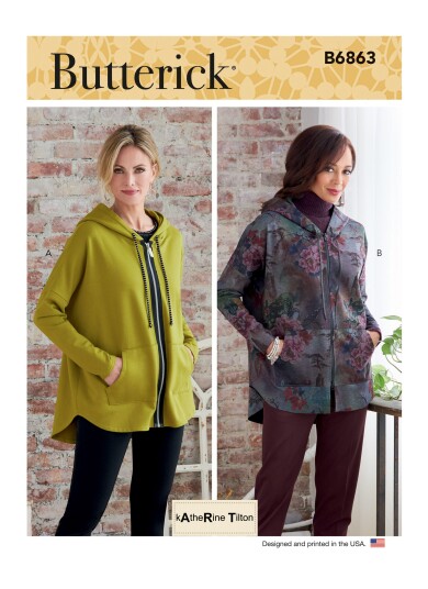 Butterick 6863 - Jakke STRL: XS-XXL