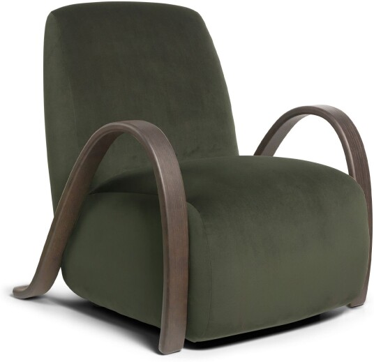 Ferm Living Ferm Living Buur Lounge Chair Rich Velvet Pine Lenestoler Grønn Ferm Living Ferm Living Buur Lounge Chair Rich Velvet Pine Lenestoler Grønn