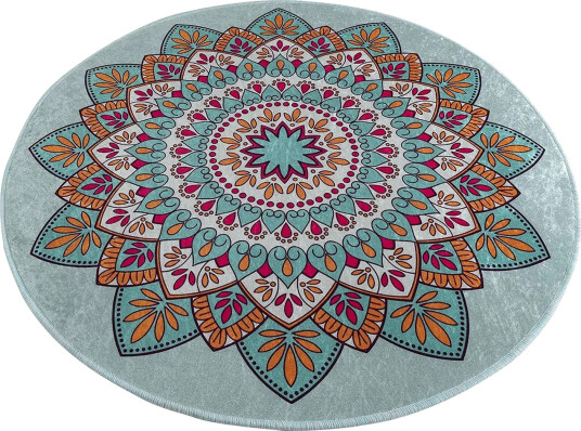 Chilai Home Badematte 100 Rund - Multi