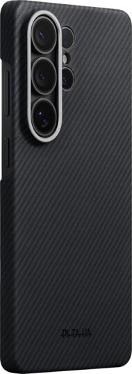 Pitaka Edge Mobildeksel for Samsung Galaxy S26 Ultra - MagSafe Kompatibel - Svart/Grey Twill